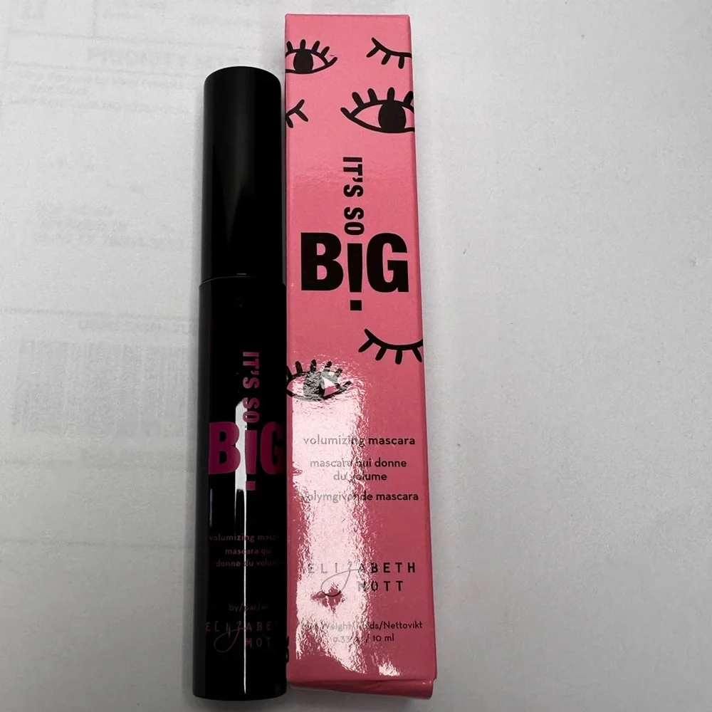 🎁 Elizabeth Mott It's So Big Volumizing Tubing Mascara: Black NIB